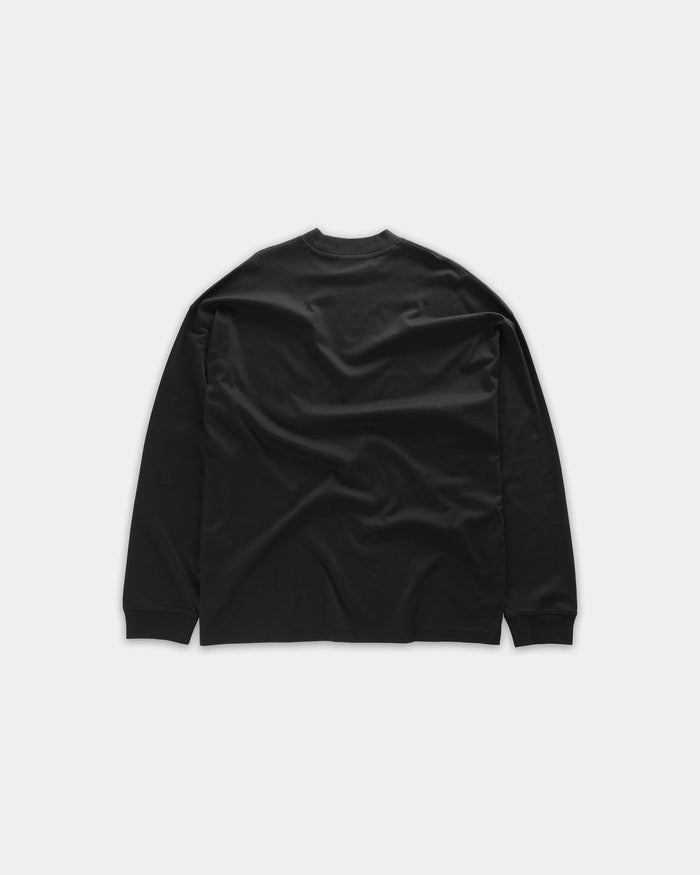 Oversize Mock Neck, Men - Black