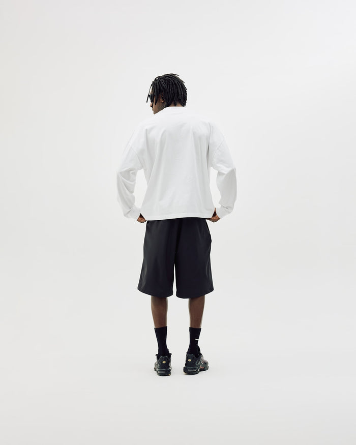 Oversize Mock Neck, Men - White