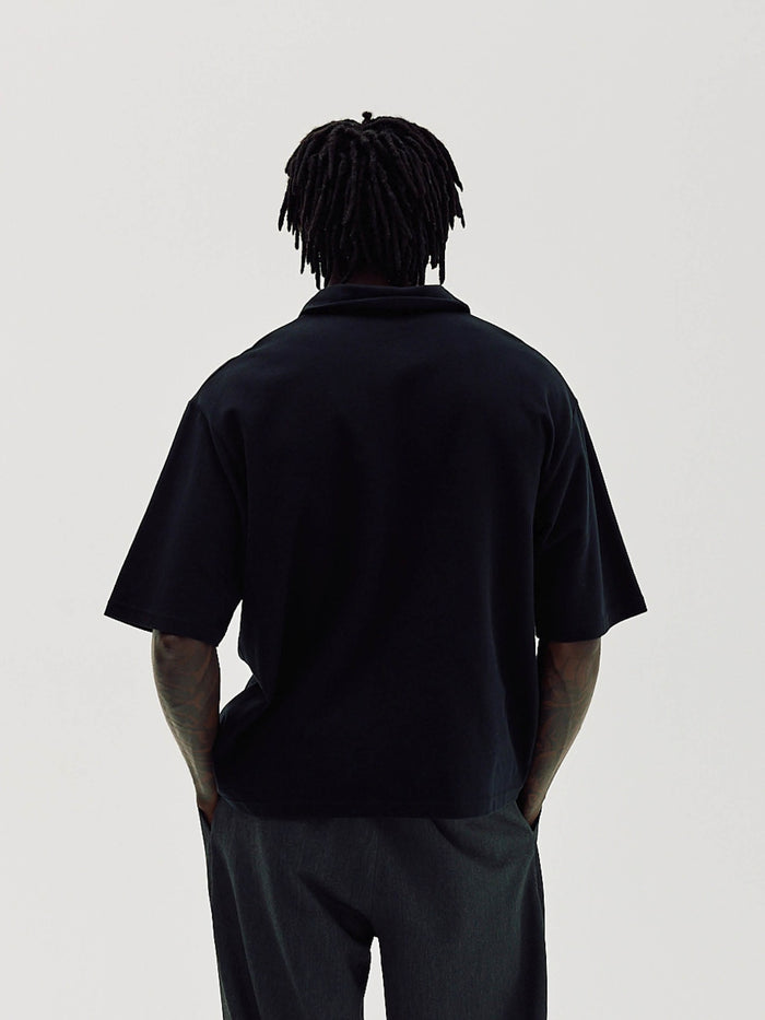 Oversize Polo, Men - Black