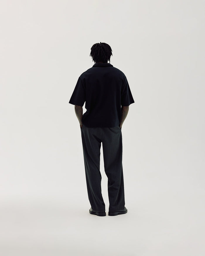 Oversize Polo, Men - Black