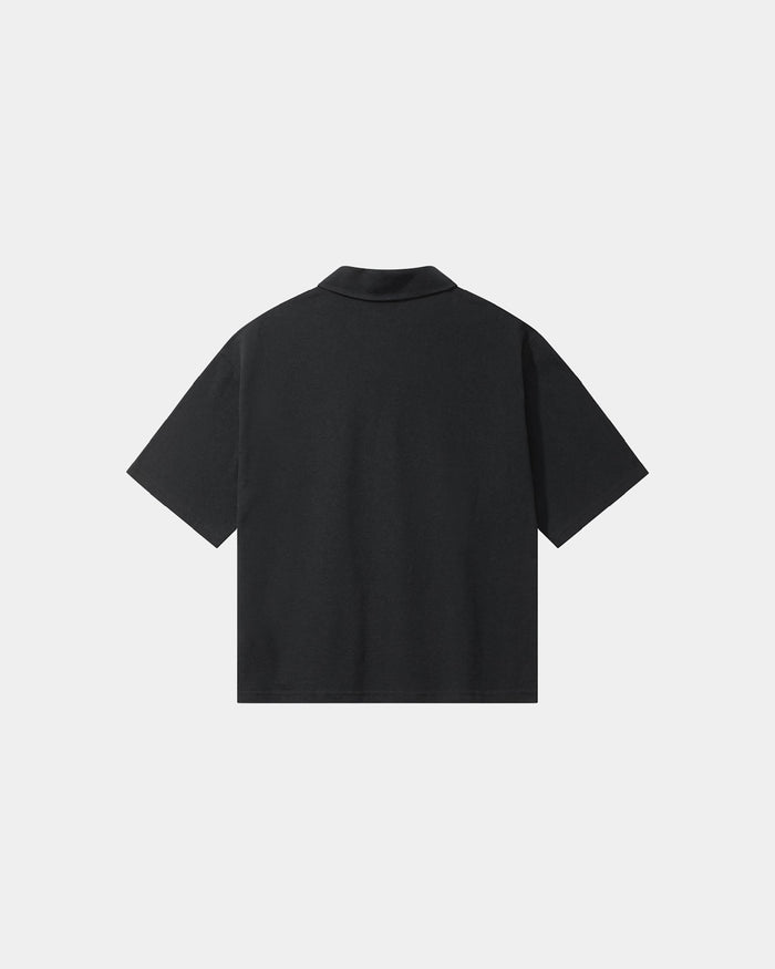 Oversize Polo, Men - Black