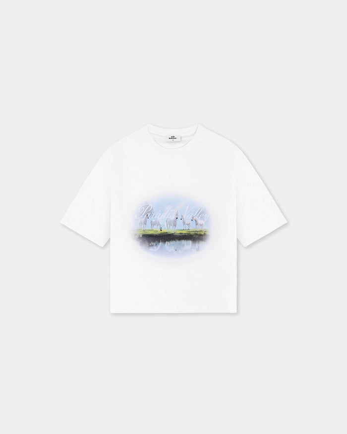 Oversized Box Fit, Women - Paradise Valley - White