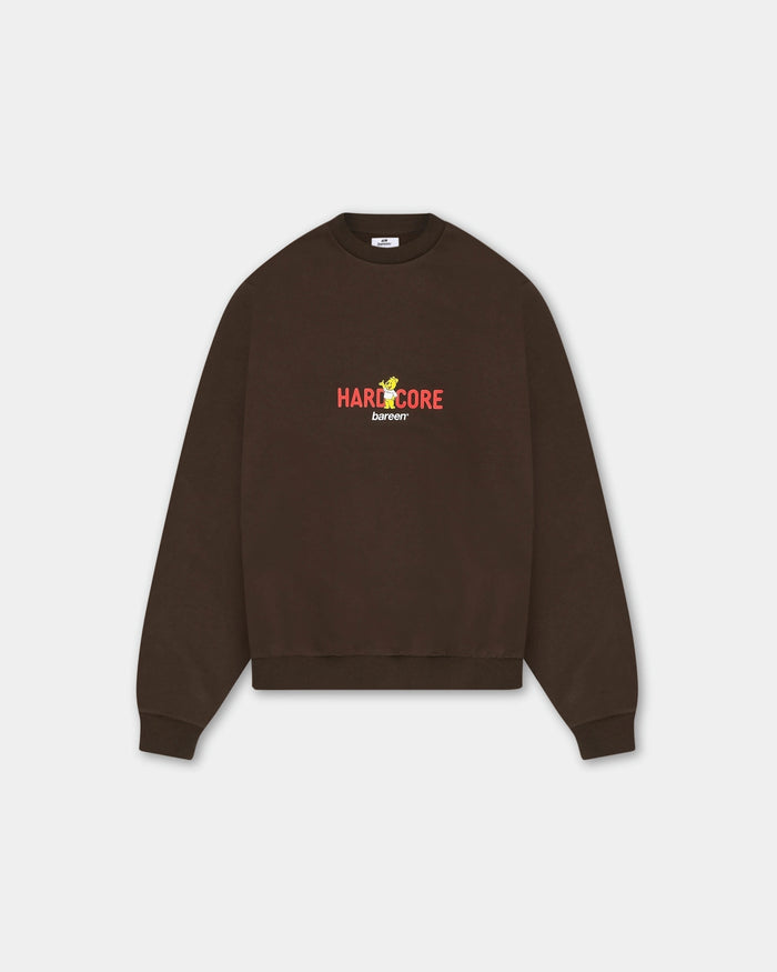 Oversized Crewneck, Women - Hardcore - Brown