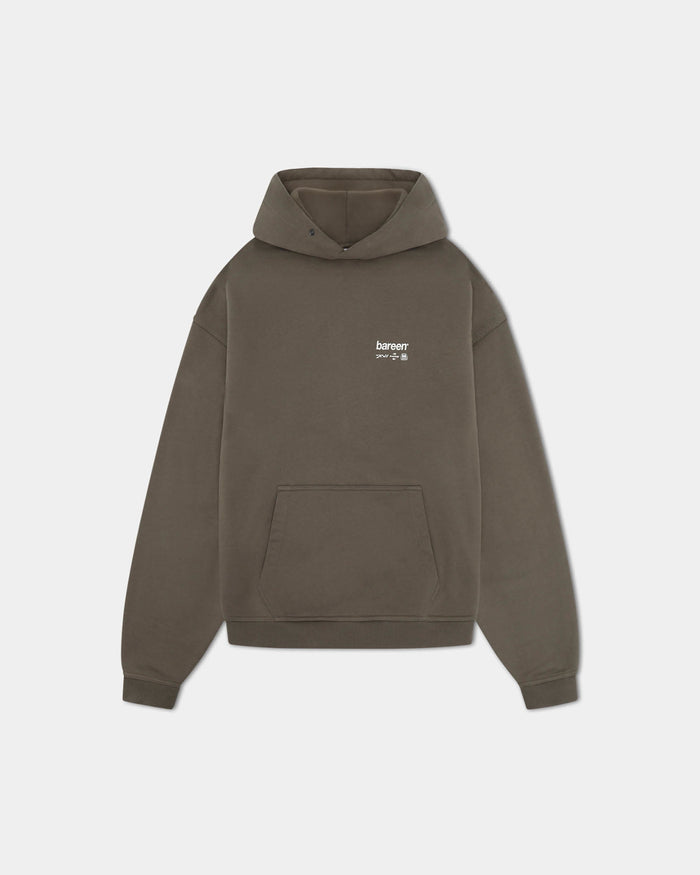 Oversized Hoodie, Women - MMXVI - Stone Grey
