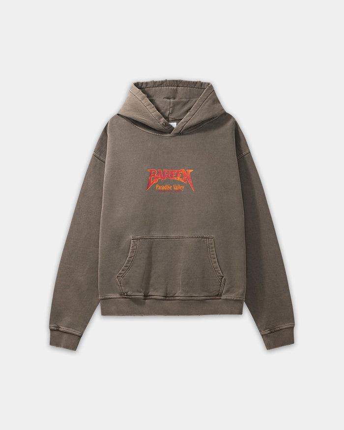 Oversized Hoodie, Women - World Tour - Washed Brown