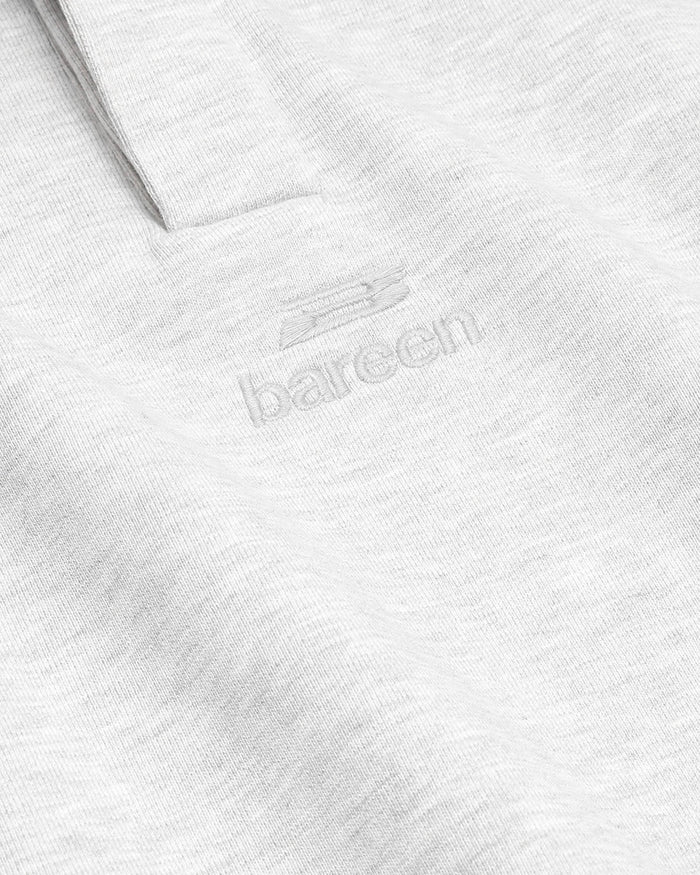 Oversized Polo Crewneck, Women - Cloudy Grey