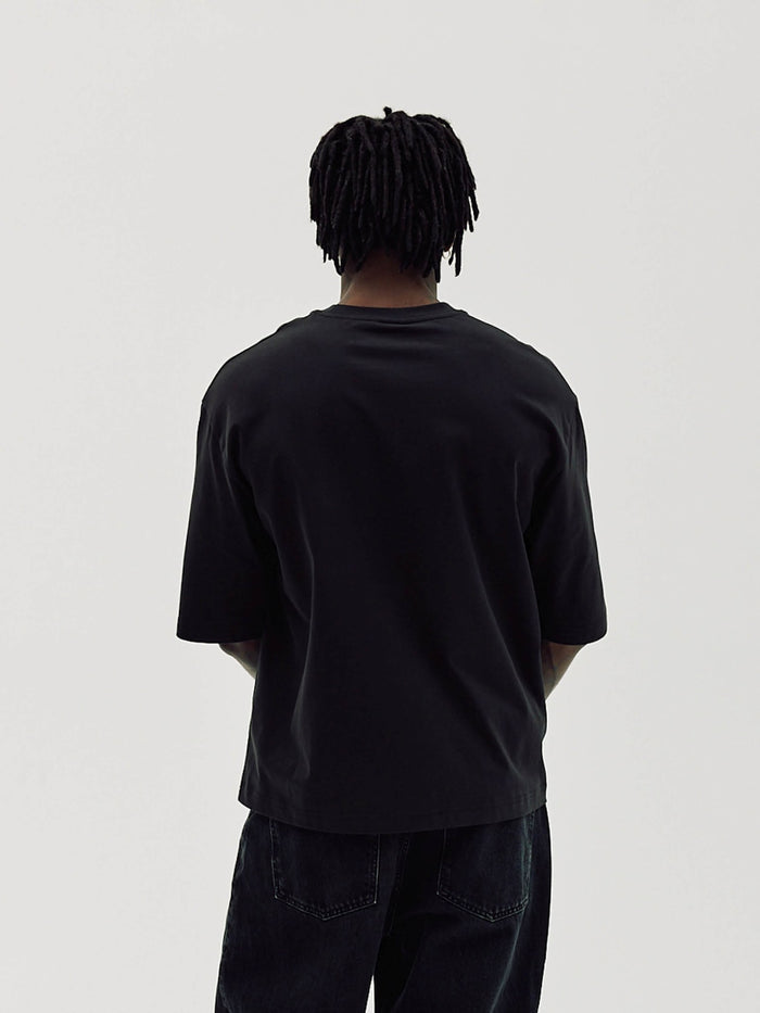 Oversized T-shirt, Men - MMXVI - Black