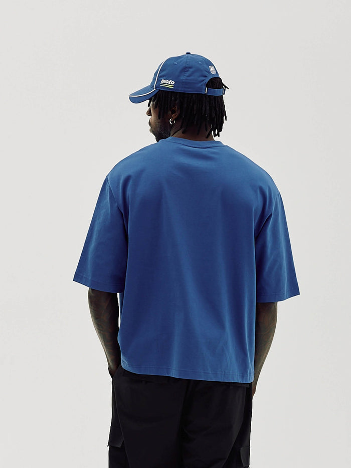 Oversized T-shirt, Men - MMXVI - Cobalt Blue