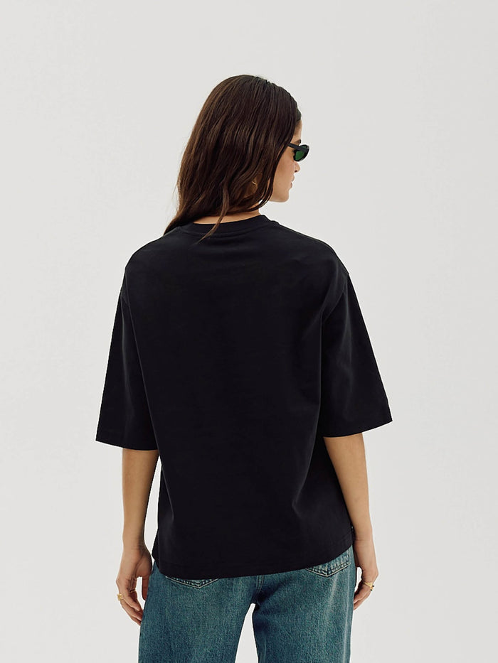 Oversized T-shirt, Women - MMXVI - Black