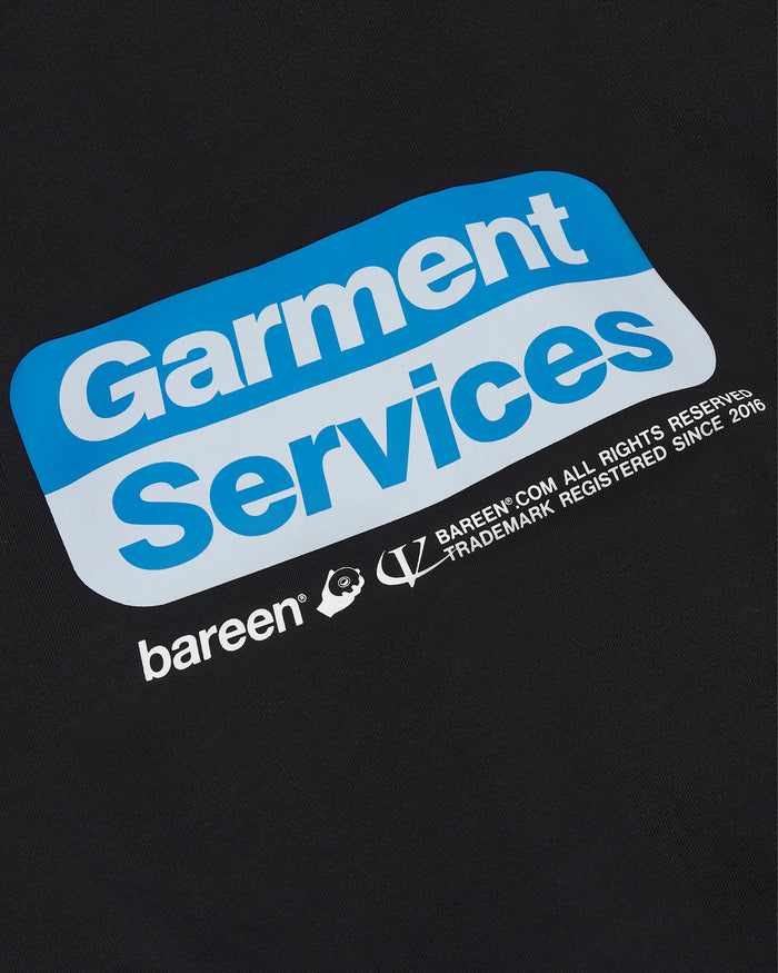 Oversized Zip Hoodie, Women - Garment Services - Black