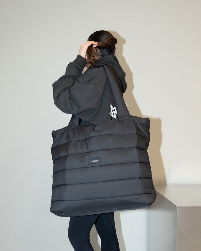 Padded Tote Bag Large - Black