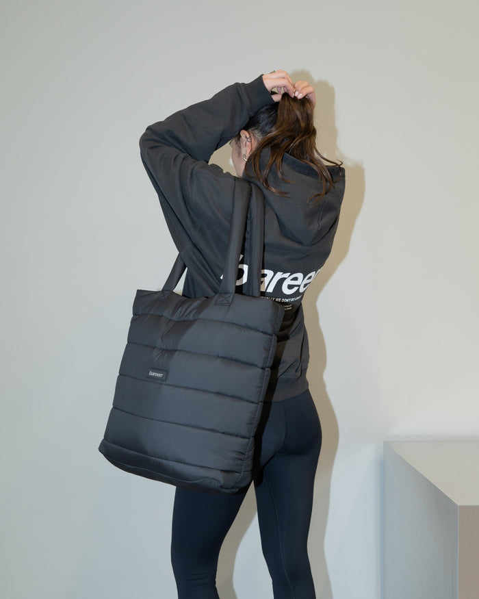Padded Tote Bag Medium - Black