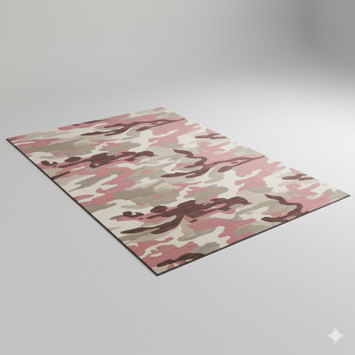 Pastel Camo Area Rug