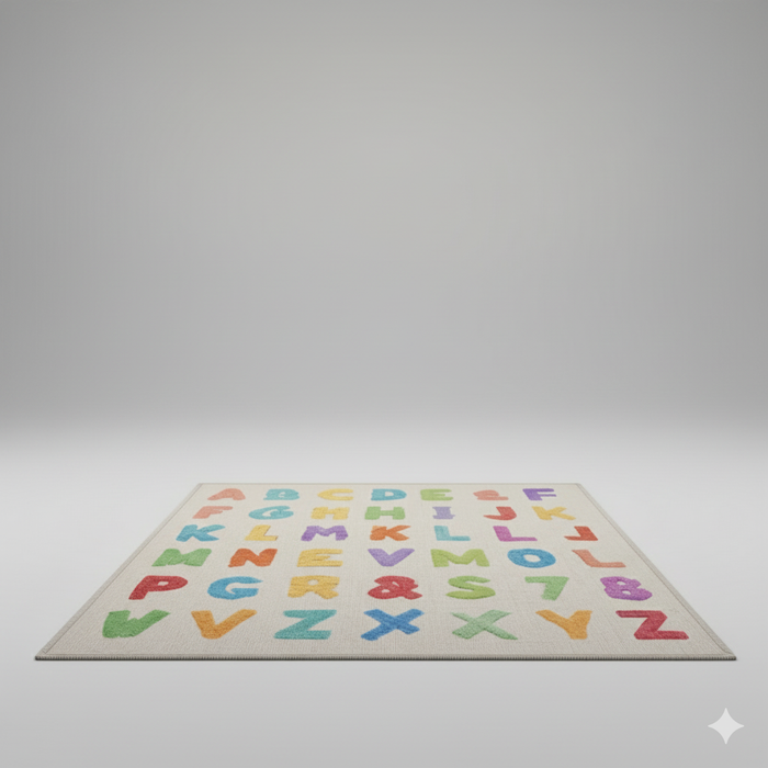 Pastel Learning Area Rug
