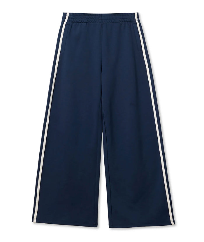 Perfect White Tee Women Mikos Travel Wide Leg Sweatpants Distressed/seasonal womens Perfect White Tee Navy Juniors/Women XS