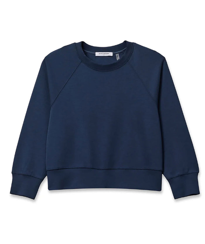 Perfect White Tee Women Nell Travel Crew Sweatshirt 2 Distressed/seasonal womens Perfect White Tee Navy Juniors/Women XS