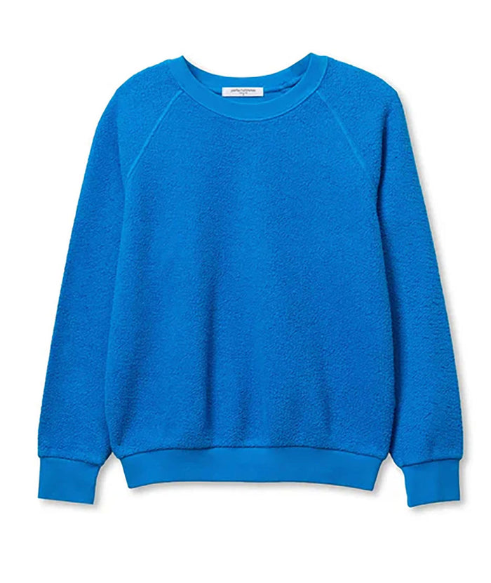 Perfect White Tee Women Ziggy Inside Out Fleece Sweatshirt 2 Distressed/seasonal womens Perfect White Tee Cobalt Juniors/Women XS