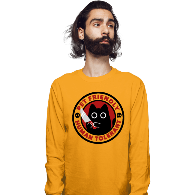 Long Sleeve Shirts, Unisex / Small / Gold