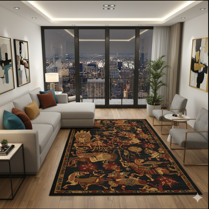 Pharaoh’s Battle Area Rug