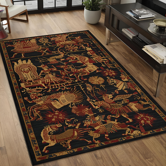 Pharaoh’s Battle Area Rug