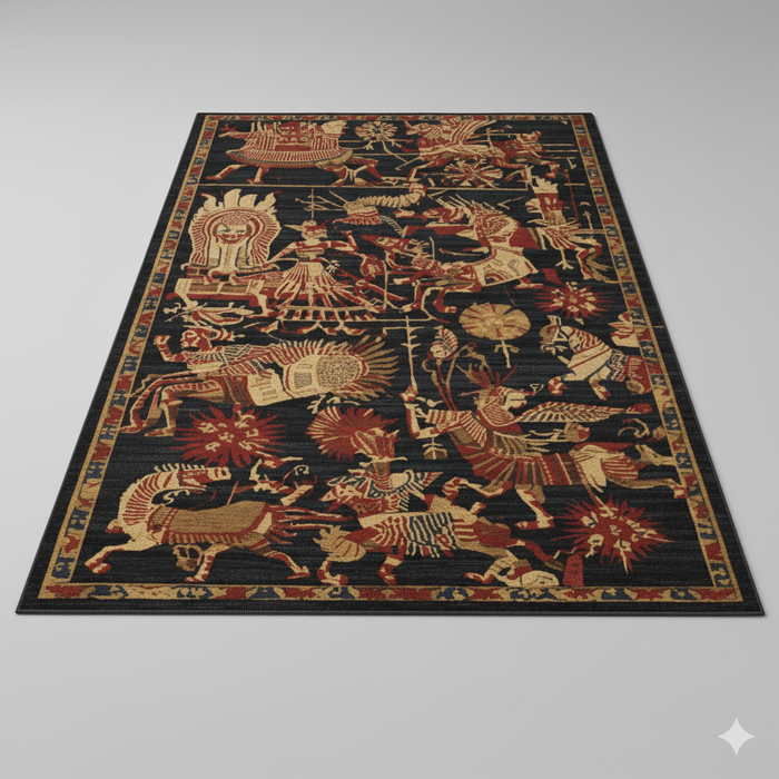 Pharaoh’s Battle Area Rug