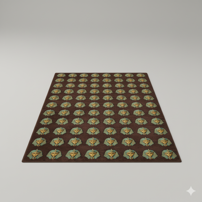 Pharaoh’s Mask Pattern Area Rug