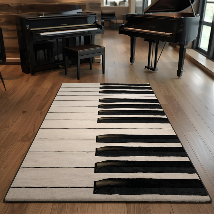 Piano Keys Area Rug