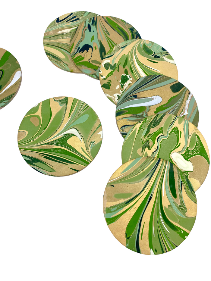 Pistachio Coaster Set