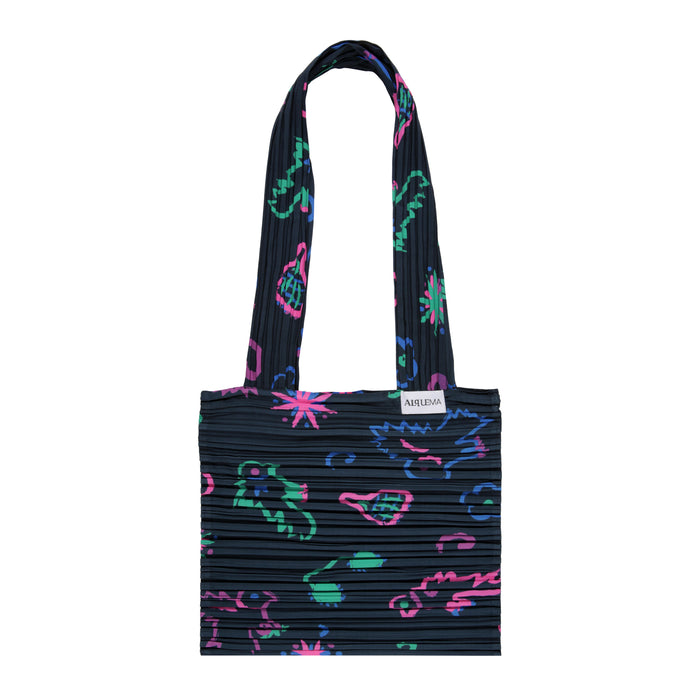 Pleated Tote Bag