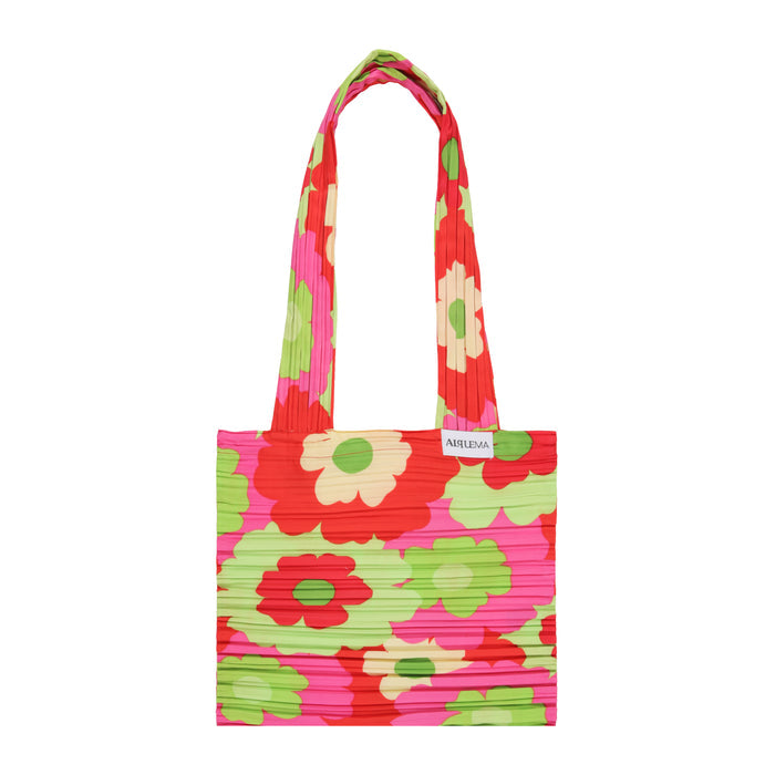 Pleated Tote Bag