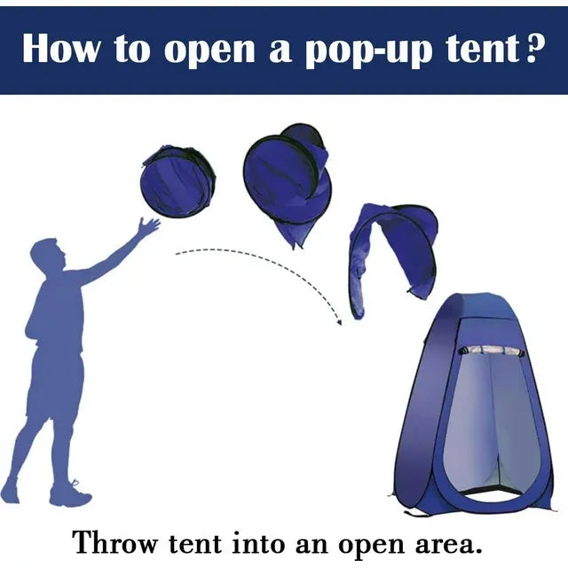 Pop Up Privacy Portable Shower Tent