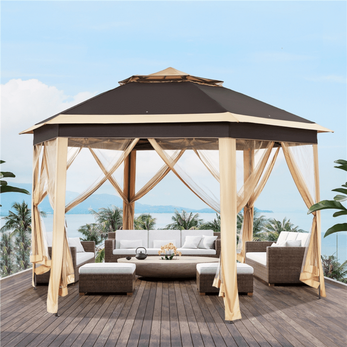 Portable Pop Up Sun Shelter Tent Canopy Gazebo