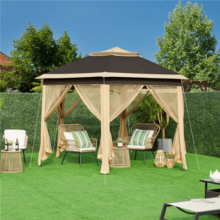 Portable Pop Up Sun Shelter Tent Canopy Gazebo
