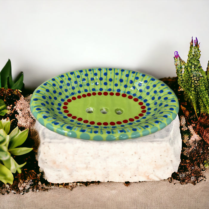 Potters Soap Dish Lime