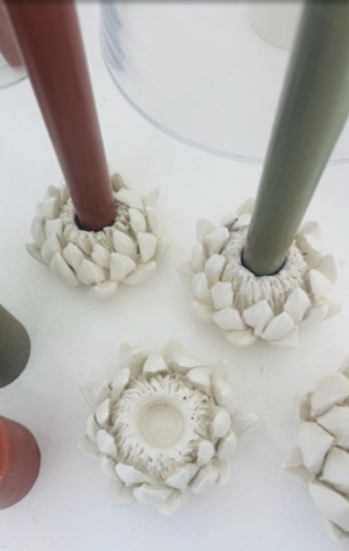 Protea Candle & Tealight Holder