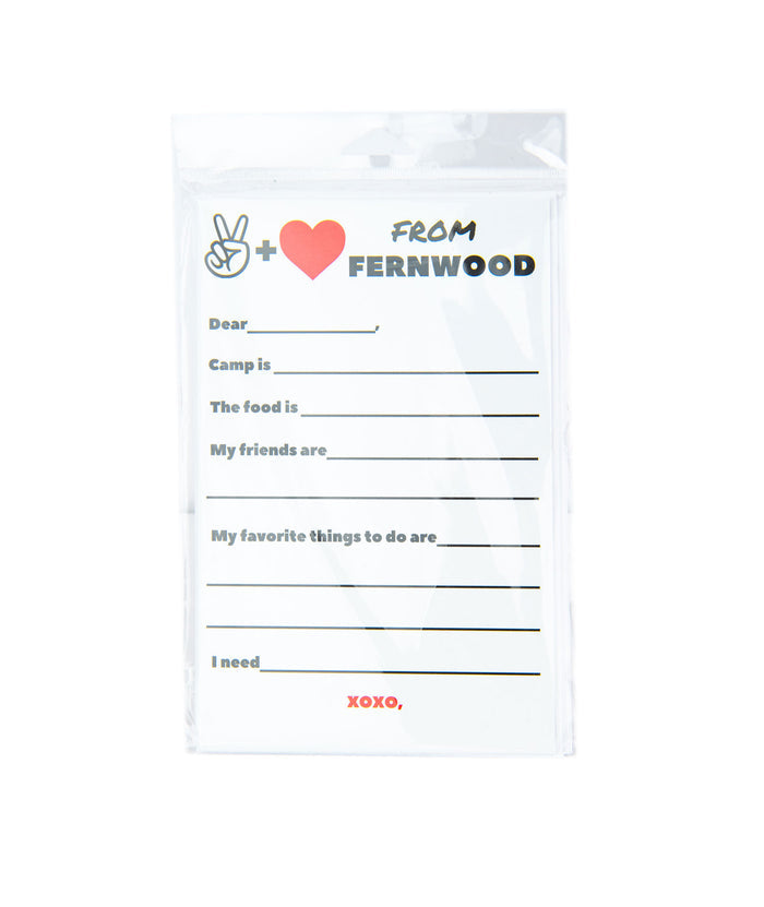 P.S. I Love Camp Pack of 8 Cards From Camp Name Distressed/seasonal accessories P.S. I Love Camp