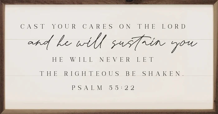 Psalm 55.22 Sign