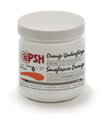 PSH CONE 6 ORANGE UNDERGLAZE