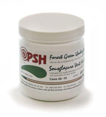 250ml PSH forest green underglaze