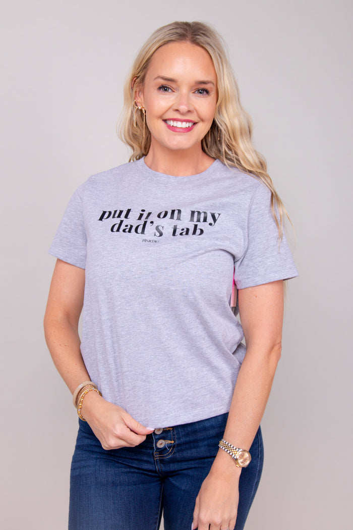 Put It On My Dad's Tab Graphic Tee
