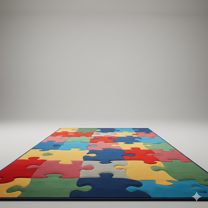 Puzzle Pieces Area Rug