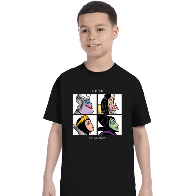 Daily_Deal_Shirts T-Shirts, Youth / XS / Black Queenz Villain Days