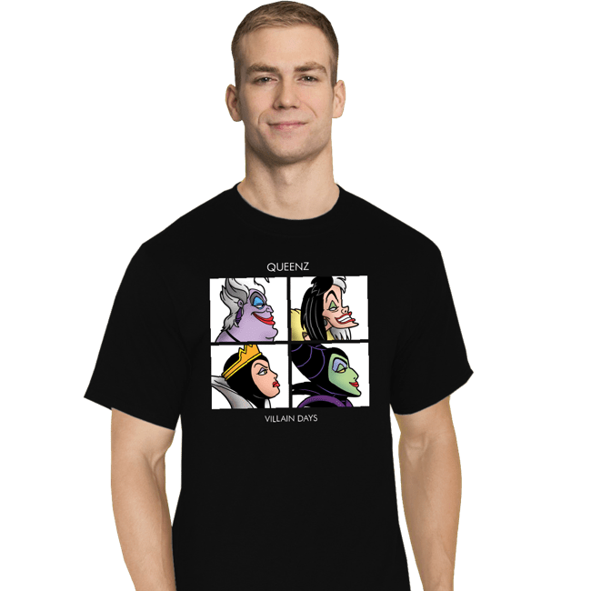 Daily_Deal_Shirts T-Shirts, Tall / Large / Black Queenz Villain Days