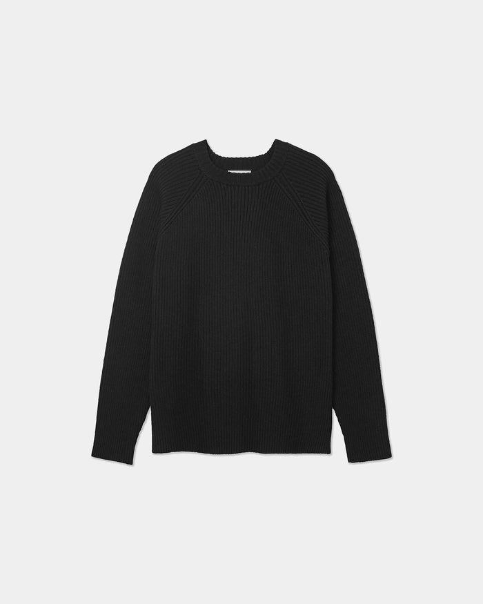 Raglan Knit Sweater, Women - AW25 - Black