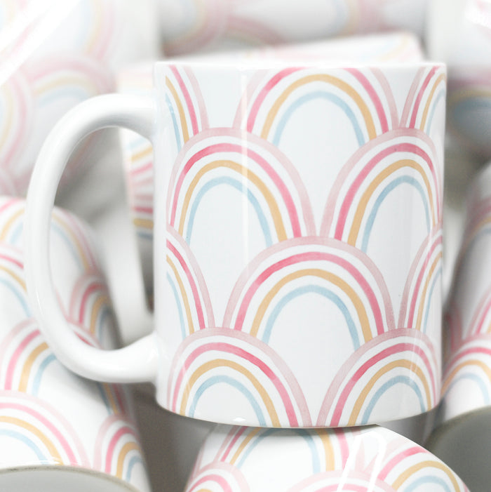 Rainbow Full Wrap Set Mugs