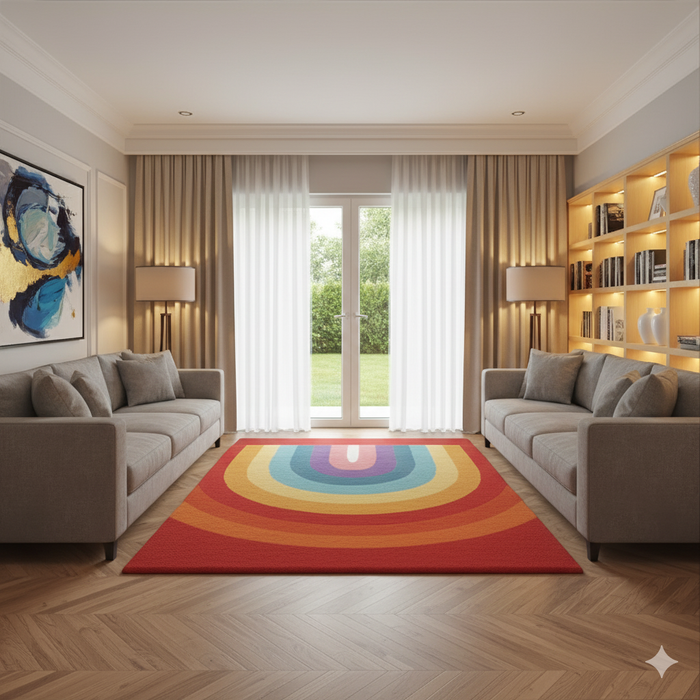 Rainbow Path Area Rug