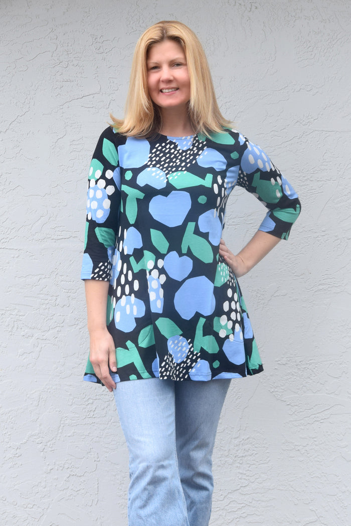 Ratia Pisara Onni Blue Tunic