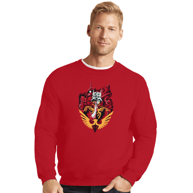 Crewneck Sweater, Unisex / Small / Red