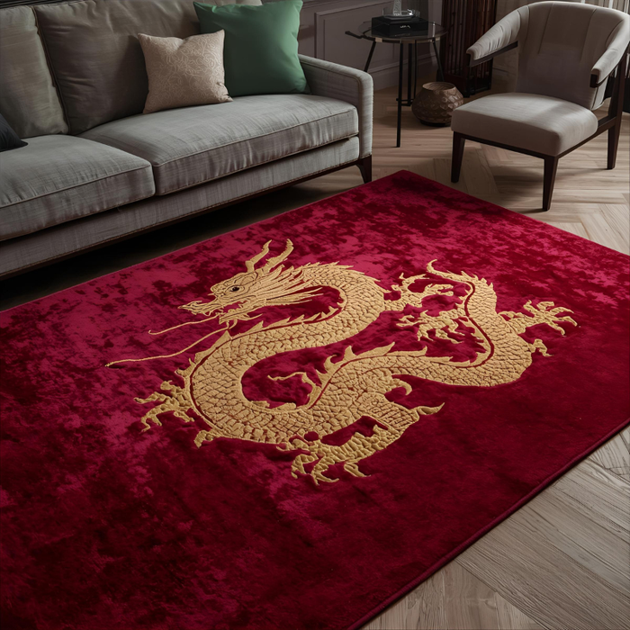 Red Majesty Area Rug