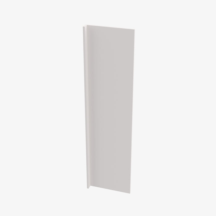 Refrigerator End Panel , Veneer , Shaker , Wood White